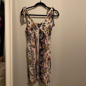 Floral patchwork sundress